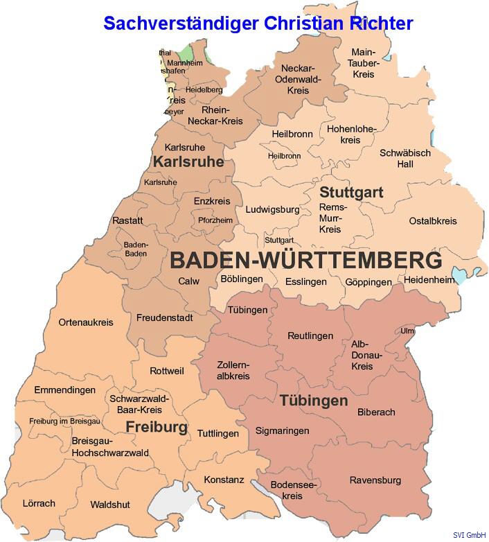 Gutachter Baden Würtemberg